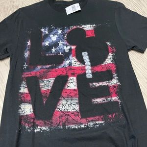 Mickey Mouse American flag t-shirt